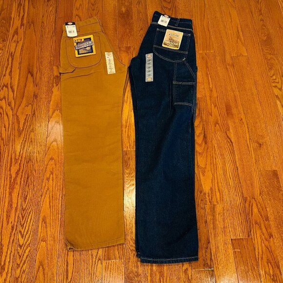 Other - Lot of 2 DICKIES Brand New Carpenter Jeans Relaxed Fit 34 Waist